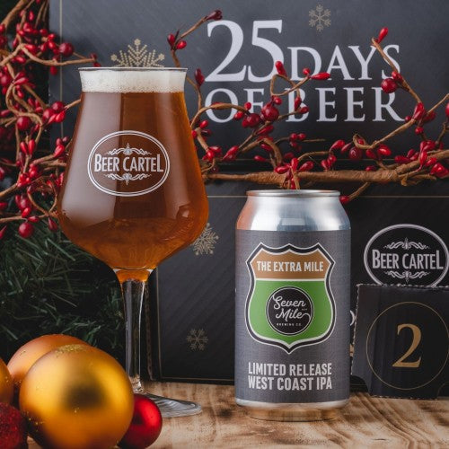 Beer Cartel Advent Calendar Day 2: Seven Mile The Extra Mile West Coast IPA⠀