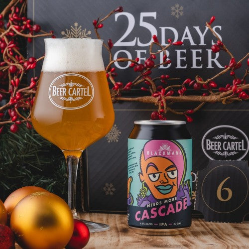 Beer Cartel Advent Calendar Day 6: Blackmans Needs More Cascade IPA⠀