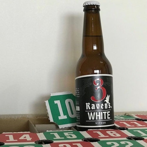 It’s day 10 of our Beer Advent Calendar! Today it’s 3 Ravens White Witbier.