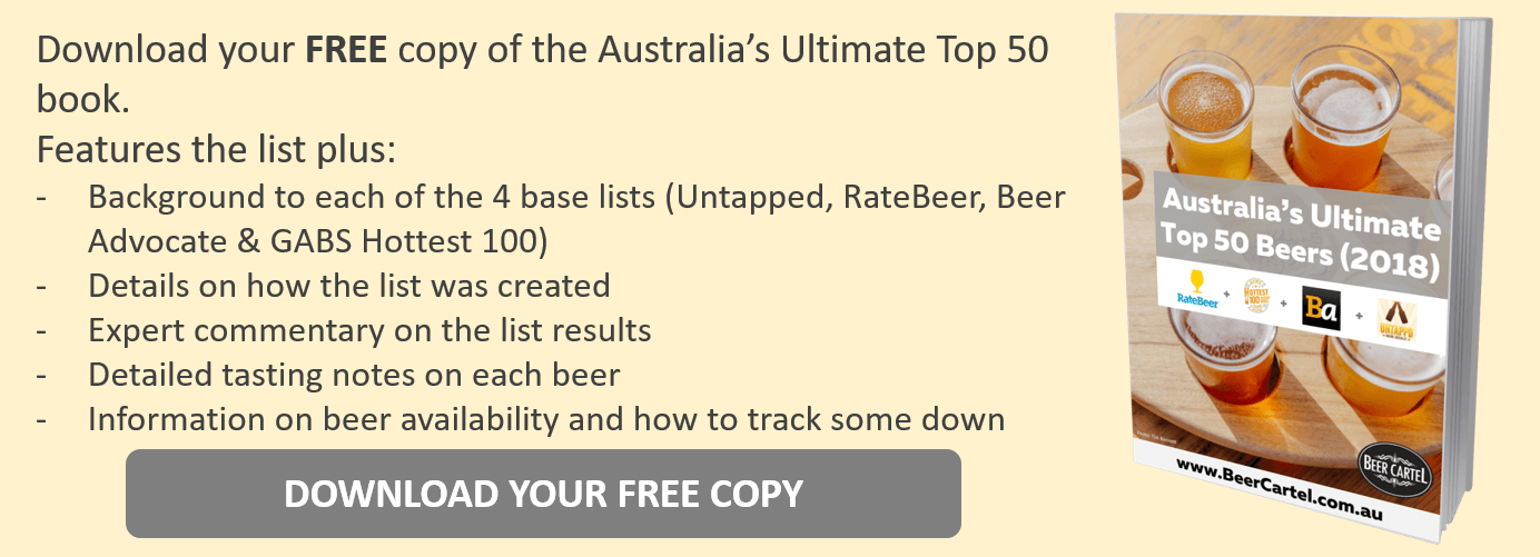 Australia's Ultimate Top 50 Beers (2018)