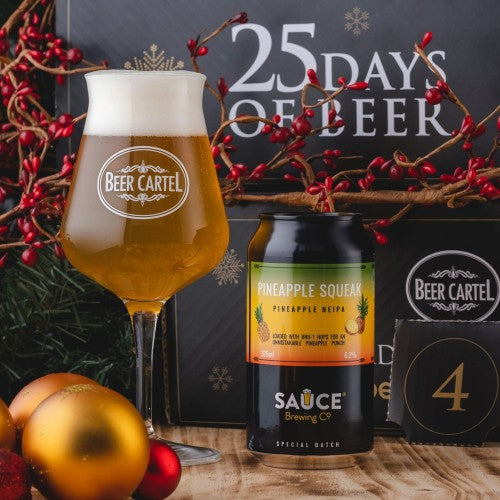 Beer Cartel Advent Calendar Day 4: Sauce Pineapple Squeak Pineapple NEIPA⠀