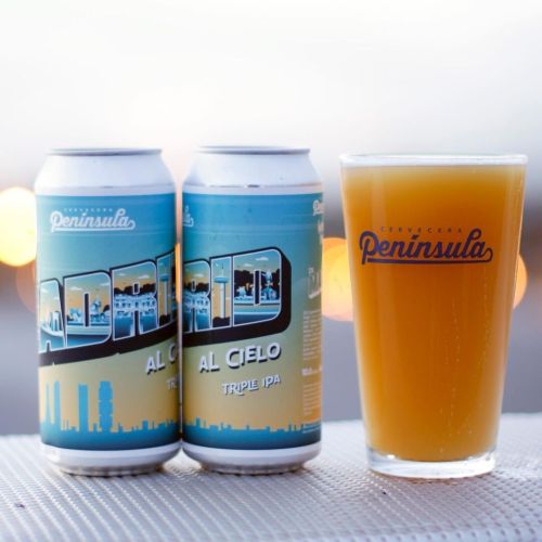Cervecera Peninsula De Madrid al Cielo Triple IPA