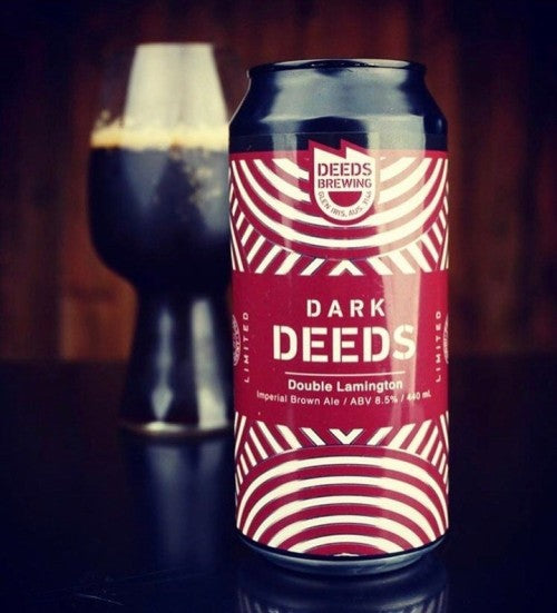 Quiet Deeds Dark Deeds Double Lamington Imperial Brown Ale