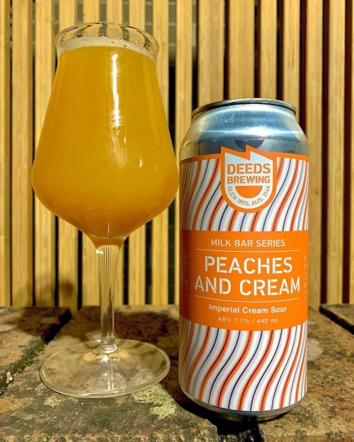 Quiet Deeds Milk Bar Series Peaches And Cream Sour Ale