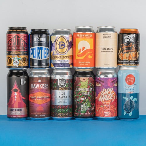Too much to chose from?  Our Limited Tinnie Pack gives you a dozen limited-release beers at the click of a button, it’s almost too easy.