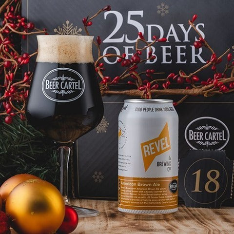 Beer Cartel Advent Calendar Day 18: Revel Browntown American Brown Ale⠀