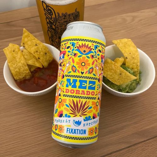 Fixation Freshly Hatched Mezdorado El Dorado Dry Hopped Sour IPA 500ml Can