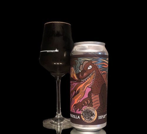 Amundsen Choczilla Coffee Marshmallow Lava Cake Stout 440ml Can
