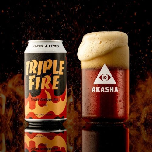 Akasha Triple Fire Amber Ale 375ml Can