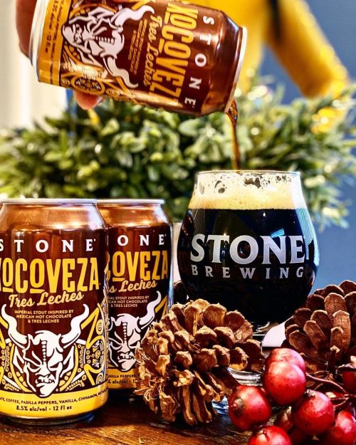 Stone Xocoveza Tres Leches 2021 Imperial Stout w/ Chocolate, Coffee, Pasilla Peppers, Vanilla, Cinnamon, Nutmeg, Rice and Oats 355ml Can