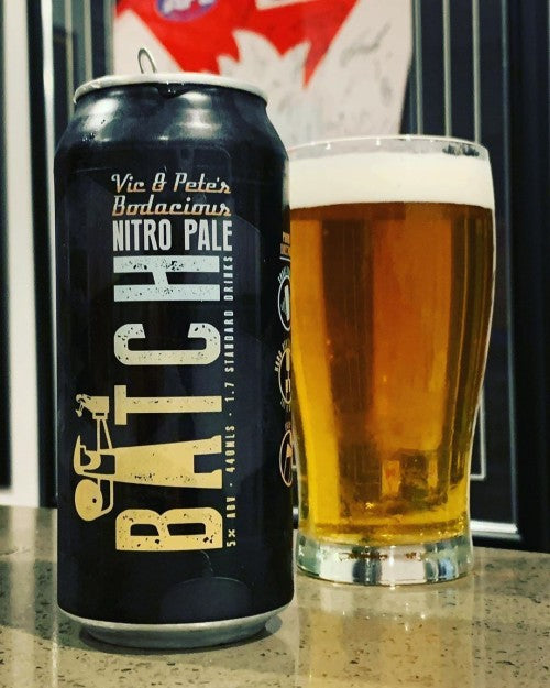 Batch Vic And Pete’s Nitro Pale Ale⠀