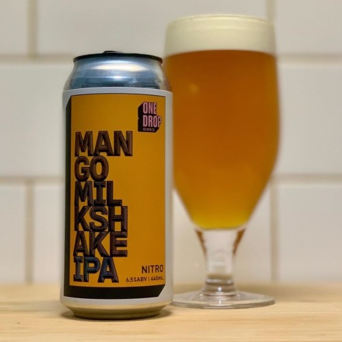 One Drop Mango Milkshake Nitro IPA 440ml Can