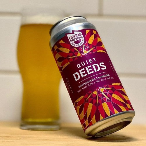 Quiet Deeds Intergalactic Lovechild Sour Hazy DIPA