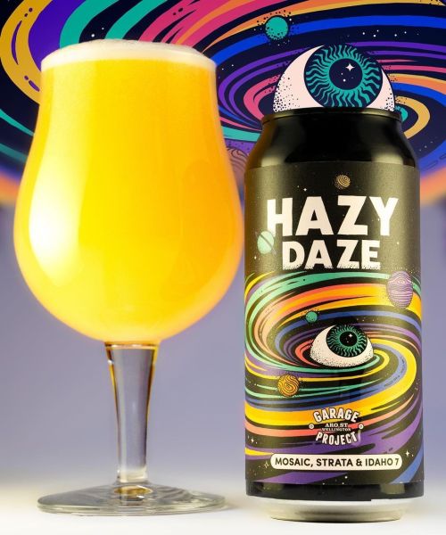 Garage Project Hazy Daze Mosaic, Strata & Idaho 7 Hazy Pale Ale 440ml Can