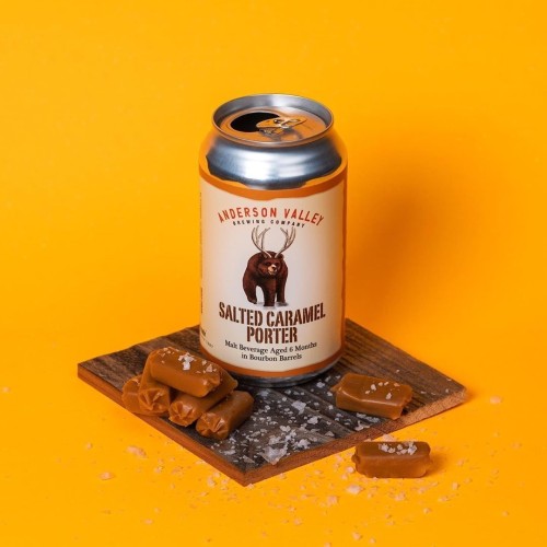Anderson Valley Salted Caramel Bourbon Barrel Aged Porter 355ml Can