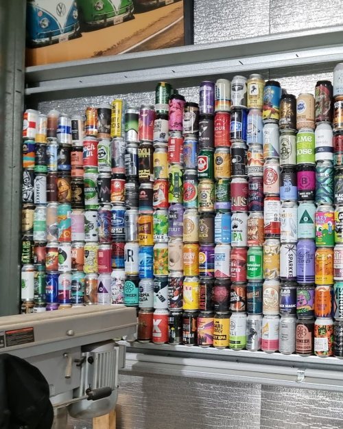 What does a collection of tins from our Monthly Beer Subscription look like??