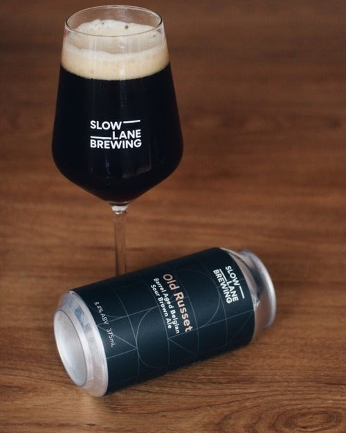 Slow Lane Old Russet BA Belgian Brown Ale