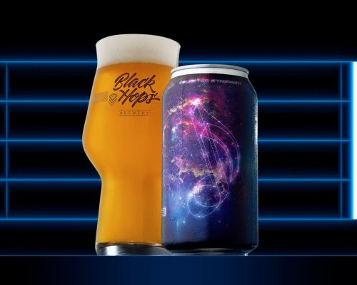 Black Hops Galactic Symphony Hazy IPA 375ml Can