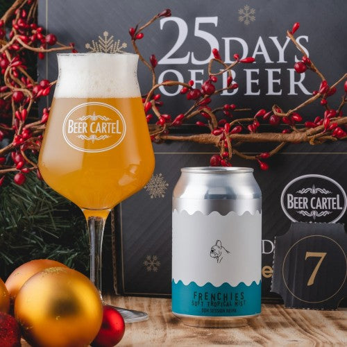 Beer Cartel Advent Calendar Day 7: Beer Name: Frenchies Soft Tropical Mist DDH Session NEIPA⠀