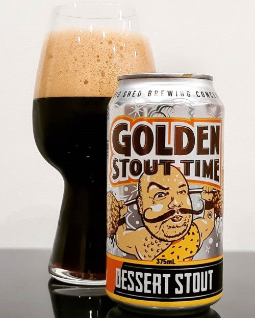 Big Shed Golden Stout Time 375ml Can⠀