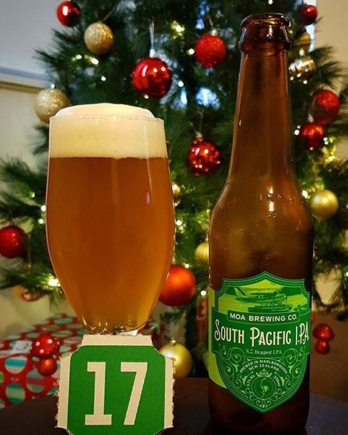 It’s day 17 of our Beer Advent Calendar! Today it’s Moa South Pacific IPA.