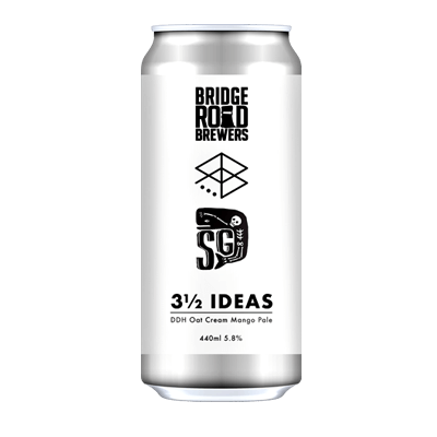 Bridge Road/Range/Sailors Grave 3 1/2 Ideas DDH Oat Cream Mango Pale Ale