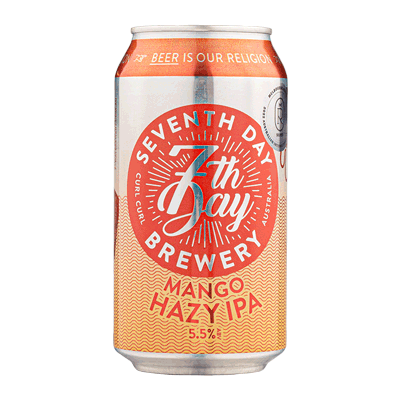 7th Day Mango Hazy IPA 375ml Can