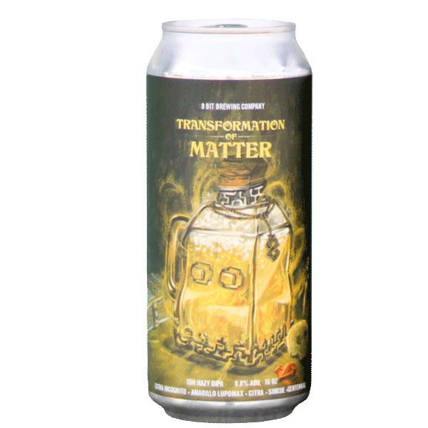 8Bit Brewing Transformation of Matter TDH Hazy DIPA 473ml Can