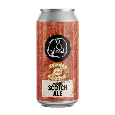 8 Wired Brave Old World Scotch Ale 440ml Can