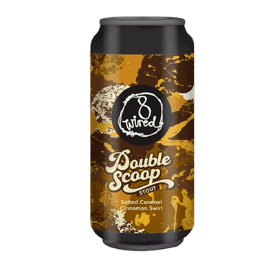 8 Wired Double Scoop Salted Caramel Cinnamon Swirl Stout