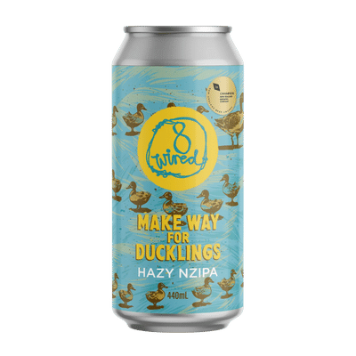 8 Wired Make Way For Ducklings Hazy NZIPA 440ml Can