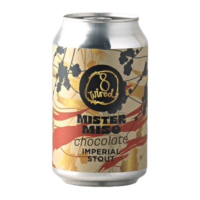 8 Wired Mister Miso Chocolate Imperial Stout 330ml Can