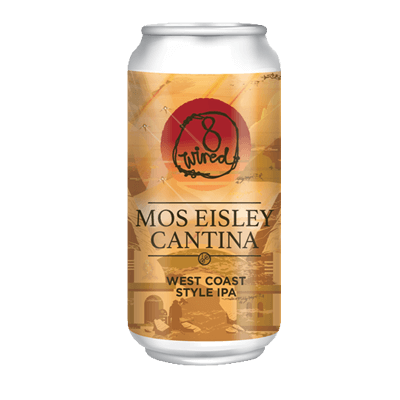 8 Wired Mos Eisley Cantina West Coast IPA 440ml Can