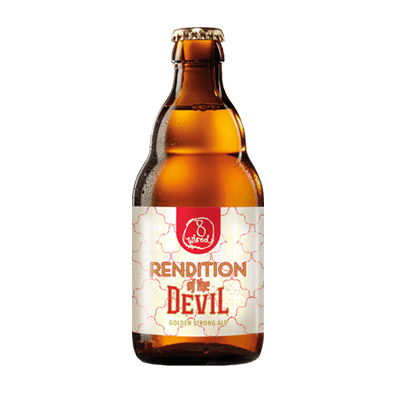 8 Wired Rendition of The Devil Golden Strong Ale 330ml Bottle