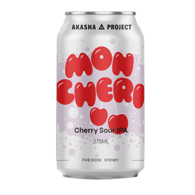 Akasha Mon Cheri Cherry Sour IPA 375ml Can