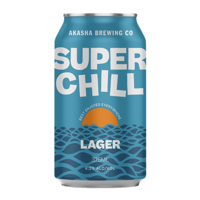 Akasha Super Chill Lager 375ml Can