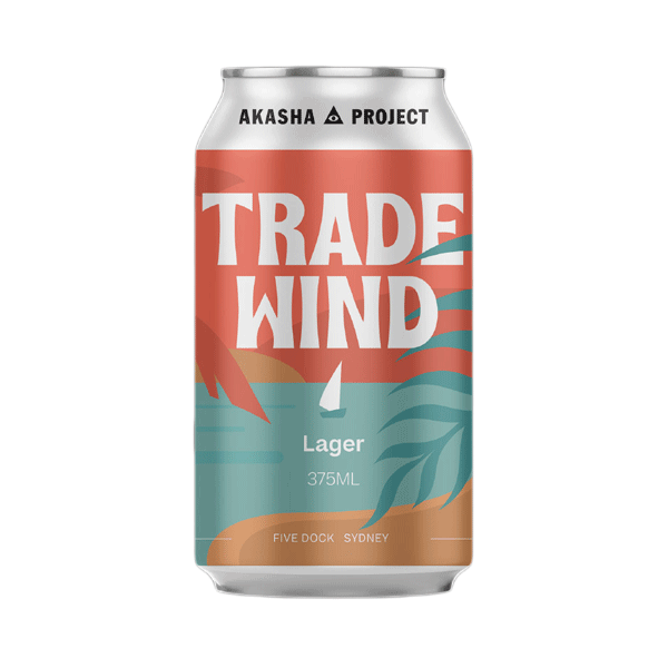 Akasha Tradewind Lager 375ml Can