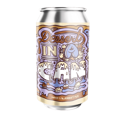 Amundsen Dessert In A Can Barrel Aged Mamma's Blueberry Pie Imperial Stout 330ml Can