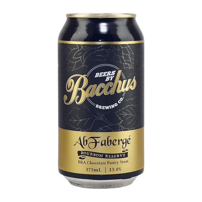 Bacchus Abfaberge Bourbon Reserve BBA Chocolate Pastry Stout 375ml Can