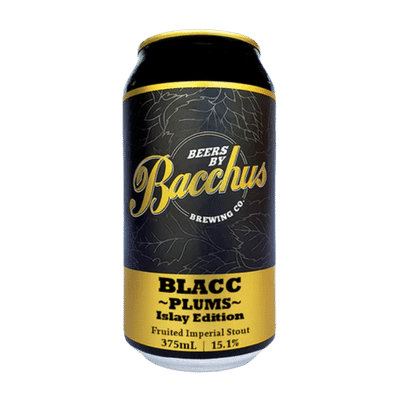 Bacchus BLACC ~PLUMS~ Islay Edition Fruited Imperial Stout 375ml Can