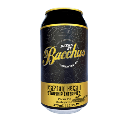 Bacchus Brewing Captain Pecan Starship Enterpies Pecan Pie Barley Wine 375ml Can