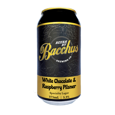 Bacchus White Chocolate Raspberry Pils 375ml Can