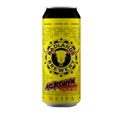 Badlands Acronym Abuse NEIPA