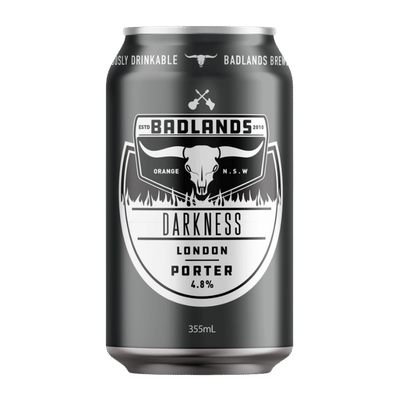 Badlands Darkness London Porter 355ml Can