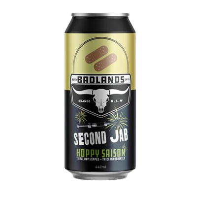 Badlands Second Jab Hoppy Saison 440ml Can