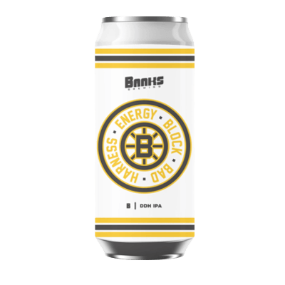 Banks Brewing Harness Energy Block Bad DDH IPA 500ml Can