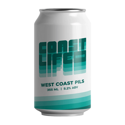Banks Coast Life West Coast Pilsner 355ml Can
