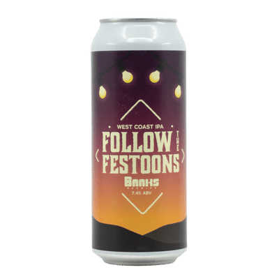 Banks Follow the Festoons Dank West Coast IPA 500ml Can
