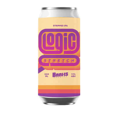 Banks Logic Stretch Stripped IPA 500ml Can
