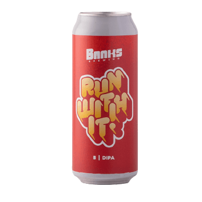 Banks Run With It East Coast Meets West Coast DIPA 500ml Can